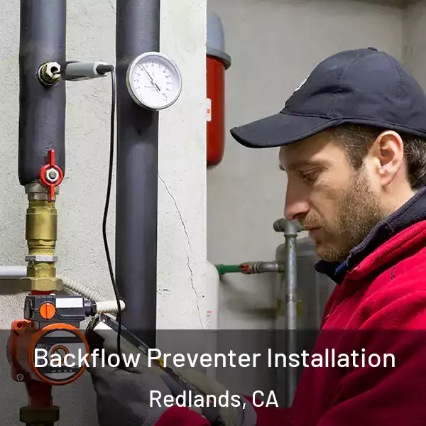  Backflow Preventer Installation Redlands, CA